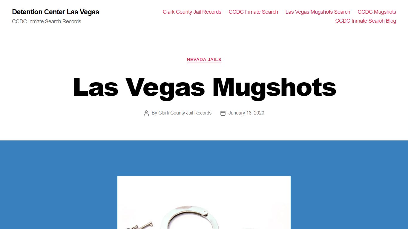Las Vegas Mugshots - Detention Center Las Vegas