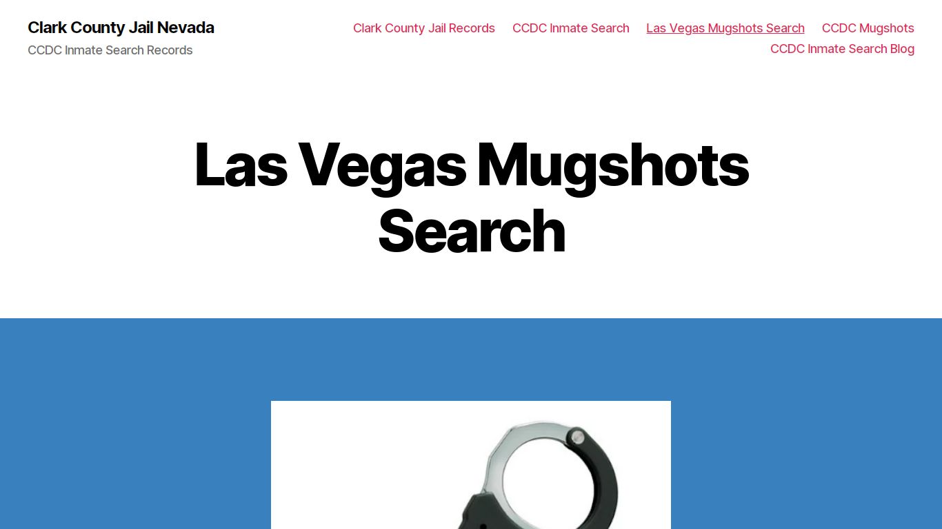 Las Vegas Mugshots Search - Clark County Jail Nevada
