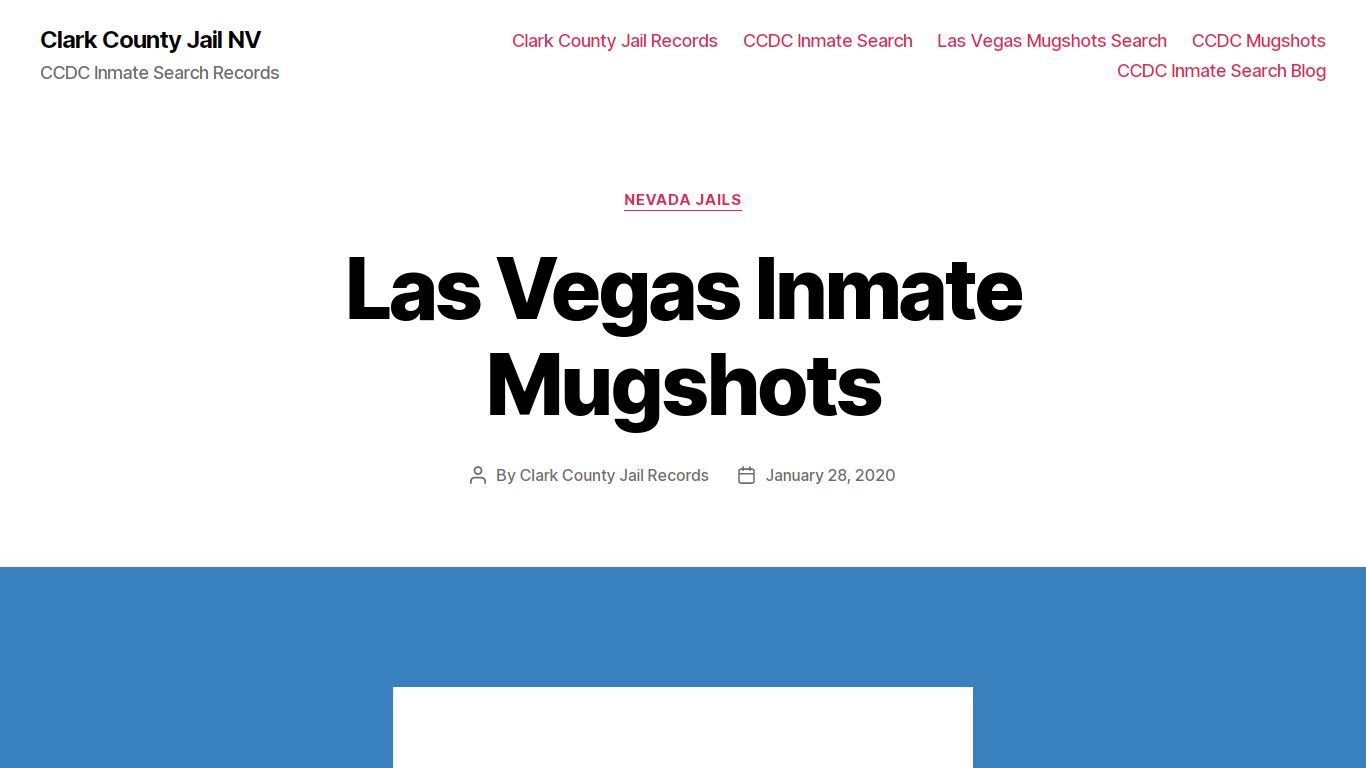 Las Vegas Inmate Mugshots - Clark County Jail NV